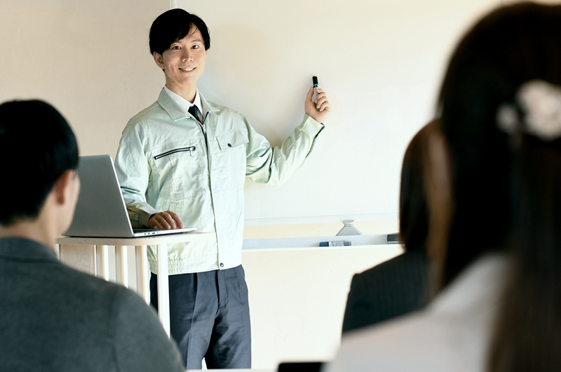 検査実施の様子